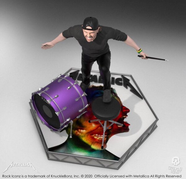 Metallica Rock Iconz Szobor Lars Ulrich Limited Edition 22 cm
