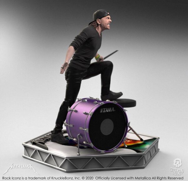 Metallica Rock Iconz Szobor Lars Ulrich Limited Edition 22 cm