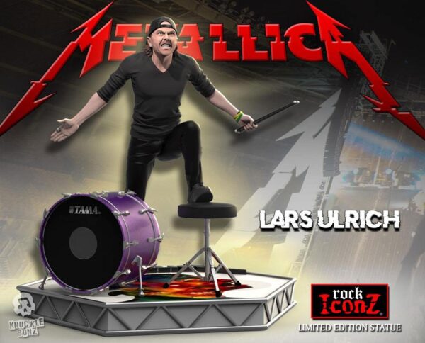 Metallica Rock Iconz Szobor Lars Ulrich Limited Edition 22 cm