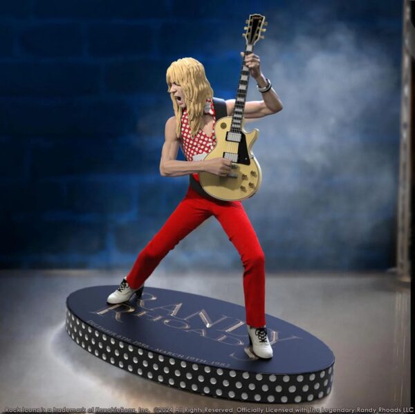 Randy Rhoads IV Rock Iconz Szobor The Early Years Red Version 24 cm