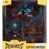 Marvel Rivals Collection 1/10 Akció Figura Captain America 20 cm