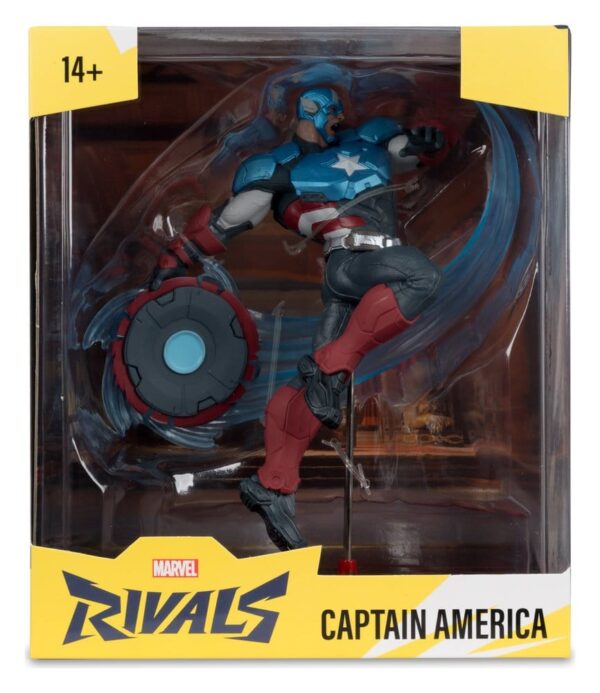 Marvel Rivals Collection 1/10 Akció Figura Captain America 20 cm