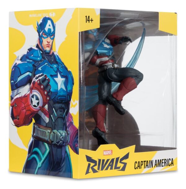 Marvel Rivals Collection 1/10 Akció Figura Captain America 20 cm
