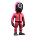 Squid Game Minix Figura Masked Circle Guard 12 cm