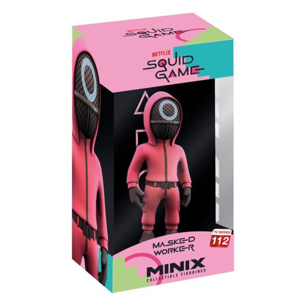 Squid Game Minix Figura Masked Circle Guard 12 cm