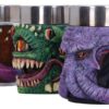 Dungeons & Dragons Set of 3 Mini Tankards Mini Monster 9 cm