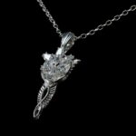 Lord of the Rings Replika 1/1 Pendant & Chain Evenstar (Sterling Silver)
