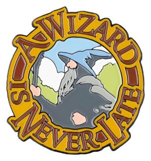 Lord of the Rings Magnet A Wizard Is Never Late (Enamel) 7 cm Lord of the Rings Magnet A Wizard Is Never Late (Enamel) 7 cm