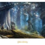 Lord of the Rings Art Print Lothlorien 59 x 30 cm