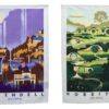 Lord of the Rings Tea Towel 2-Pack Rivendell & Hobbiton 70 cm