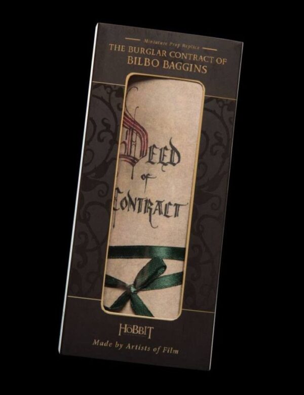 The Hobbit Mini Replika The Burglar Contract of Bilbo Baggins