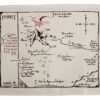 The Hobbit Tea Towel Thorins Map 72 cm