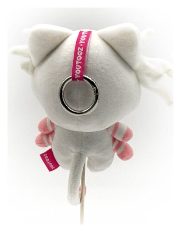 Hazbin Hotel Kulcstartó Plüss Angel Dust Kitty 13 cm