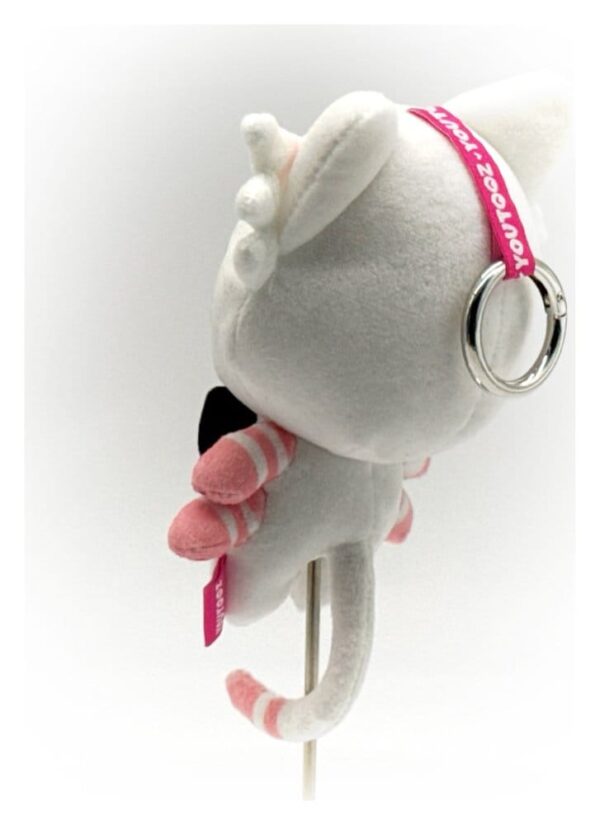 Hazbin Hotel Kulcstartó Plüss Angel Dust Kitty 13 cm