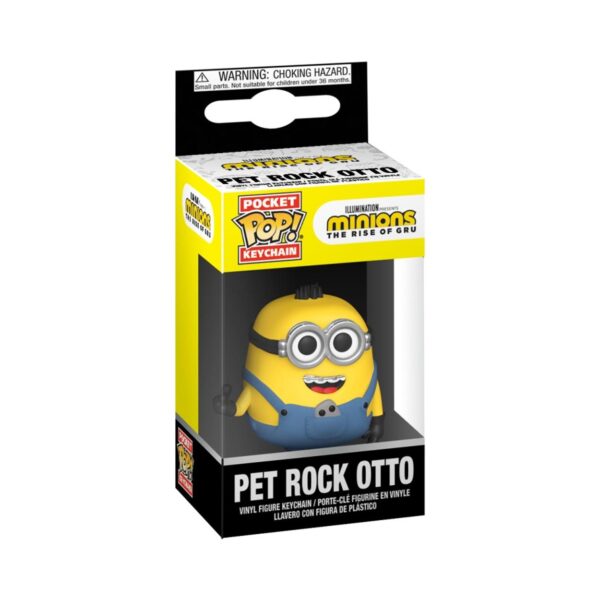 Funko Pocket POP! Minions The Rise Of Gru - Pet Rock Otto Kulcstartó