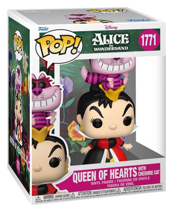 Funko POP! Alice in Wonderland  - Queen of Hearts with Cheshire Cat (1771)