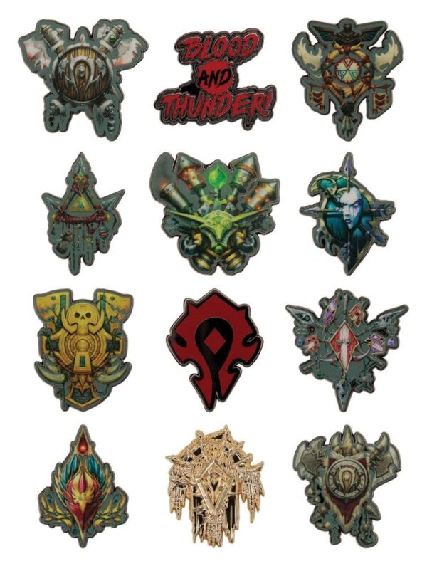 World of Warcraft Mystery Kitűzős Horde Blind Box Display (12)