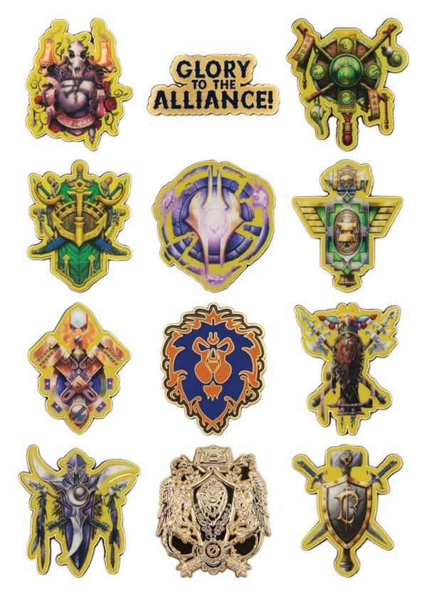 World of Warcraft Alliance Kitűzős Blind Box Display (12)
