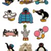Pingu Mystery Kitűzős Blind Box Display (12)