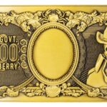 One Piece Replika 10,000 World Berry Metal Banknote 6 x 15 cm