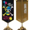 One Piece Replika Straw Hat Pirates Metal Banner 11 x 6 cm