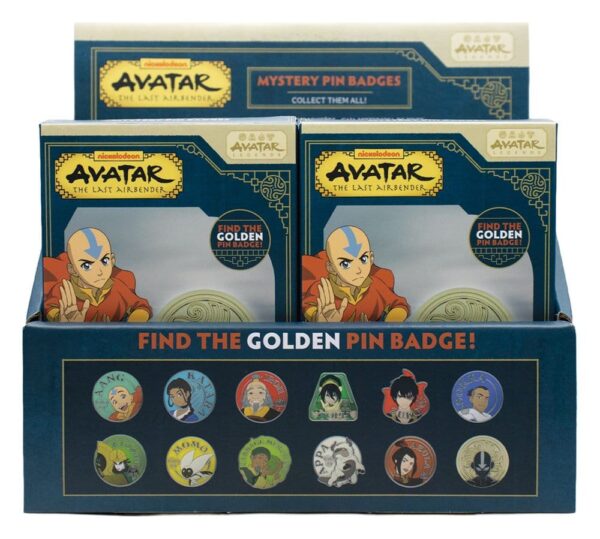 Avatar: The Last Airbender Mystery Kitűzős Blind Box Display (12)