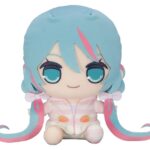 Hatsune Miku Kyurumaru Big Plüss Figura Rabbit Ear Hood Pajama 28 cm