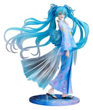 Character Vocal Series 01: Hatsune Miku PVC Figura 1/7 Music & Fire Works Ver. 23 cm