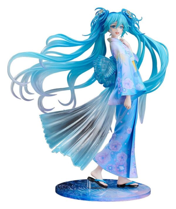 Character Vocal Series 01: Hatsune Miku PVC Figura 1/7 Music & Fire Works Ver. 23 cm