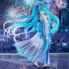 Character Vocal Series 01: Hatsune Miku PVC Figura 1/7 Music & Fire Works Ver. 23 cm