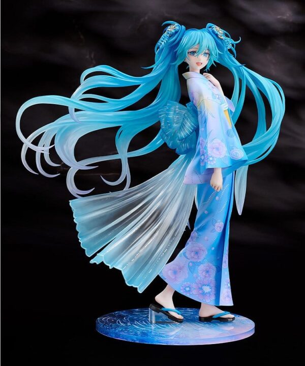 Character Vocal Series 01: Hatsune Miku PVC Figura 1/7 Music & Fire Works Ver. 23 cm