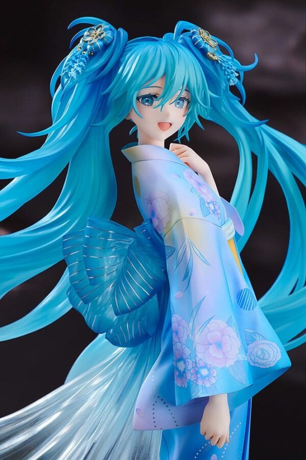 Character Vocal Series 01: Hatsune Miku PVC Figura 1/7 Music & Fire Works Ver. 23 cm
