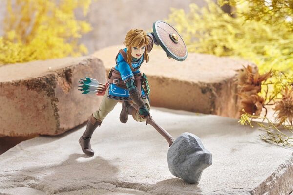 The Legend of Zelda Tears of the Kingdom Figma Akció Figura Link Tears of the Kingdom Ver. DX Edition 15 cm