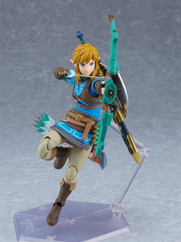 The Legend of Zelda Tears of the Kingdom Figma Akció Figura Link Tears of the Kingdom Ver. DX Edition 15 cm
