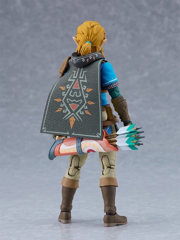 The Legend of Zelda Tears of the Kingdom Figma Akció Figura Link Tears of the Kingdom Ver. DX Edition 15 cm
