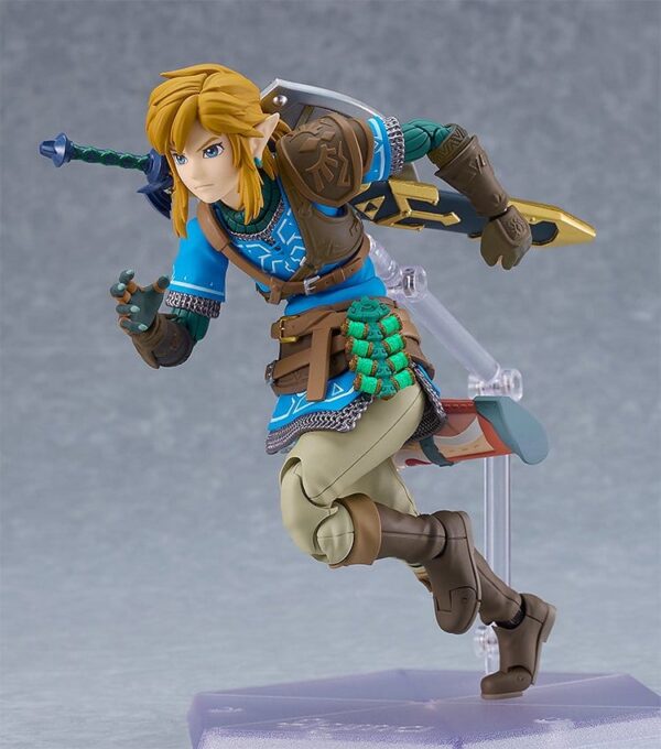 The Legend of Zelda Tears of the Kingdom Figma Akció Figura Link Tears of the Kingdom Ver. DX Edition 15 cm