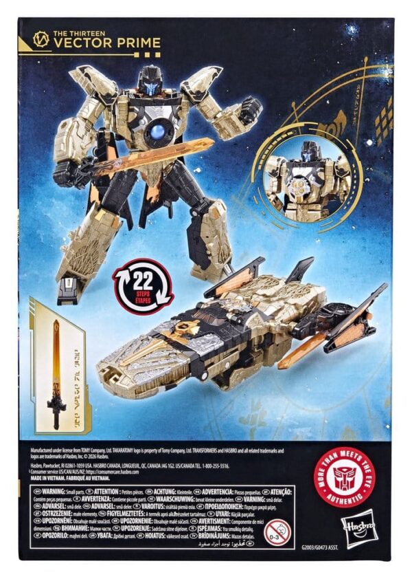 Transformers Age of the Primes Voyager Class Akció Figura The Thirteen Vector Prime 18 cm