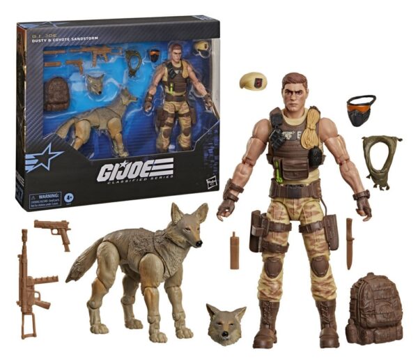 G.I. Joe Classified Series Akció Figura #217 Dusty & Coyote Sandstorm 15 cm