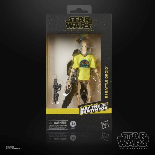 Star Wars B1 Battle Droid May the 4th Be With You Black Series Akció Figura