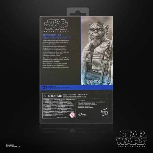 Star Wars: The Mandalorian & Grogu Black Series Akció Figura Garazeb “Zeb” Orrelios 15 cm