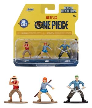 One Piece Nano Metalfigs Mini Figuras 3-Pack One Piece Nano Metalfigs Mini Figuras 3-Pack