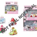 Sanrio Diecast Járműs 1/55 Wave 1 Assortment (8)