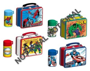 Marvel Lunch Time Collectibles Mini Figuras 6 cm Display (12)