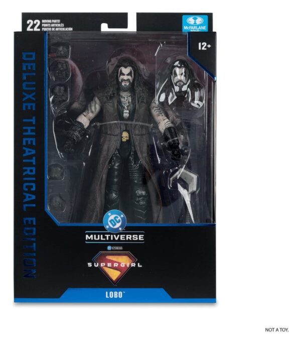 Supergirl (2026) DC Theatrical Deluxe Edition Akció Figura Lobo 19 cm