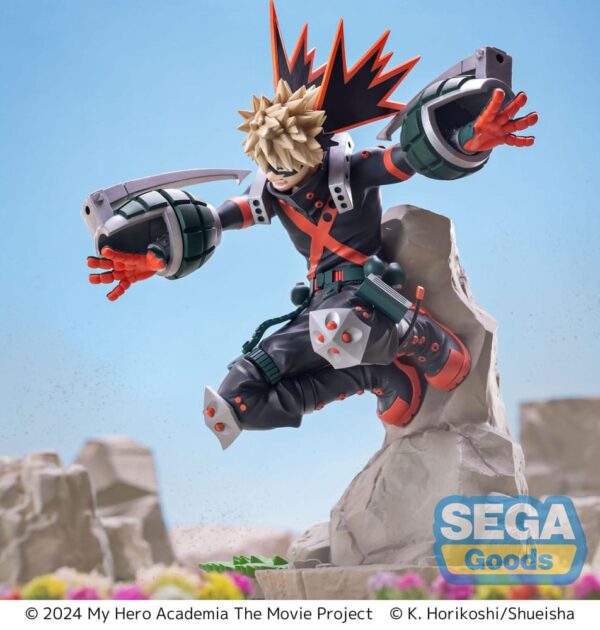 My Hero Academia: You´re Next Xross Link Anime PVC Szobor Katsuki Bakugo 18 cm