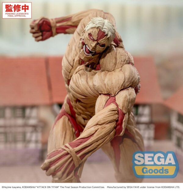 Attack on Titan GigantiX PVC Figura Reiner Braun Armored Titan Ver. 25 cm
