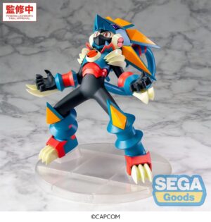 Mega Man Battle Network Luminasta PVC Figura Mega Man Gregar Beast 17 cm