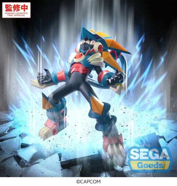 Mega Man Battle Network Luminasta PVC Figura Mega Man Gregar Beast 17 cm