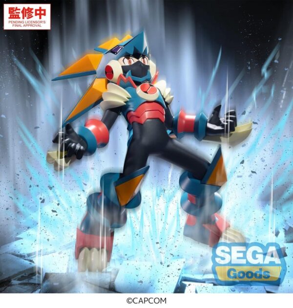 Mega Man Battle Network Luminasta PVC Figura Mega Man Gregar Beast 17 cm
