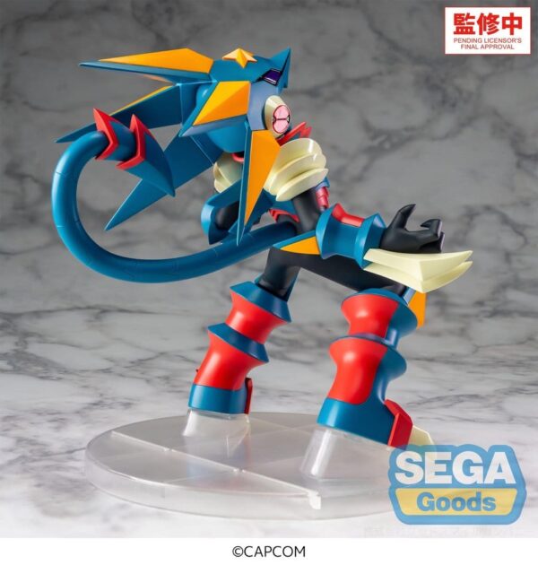 Mega Man Battle Network Luminasta PVC Figura Mega Man Gregar Beast 17 cm